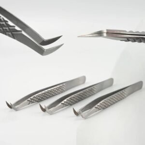 Volume Eyelash Tweezers With Fiber Nano Tip