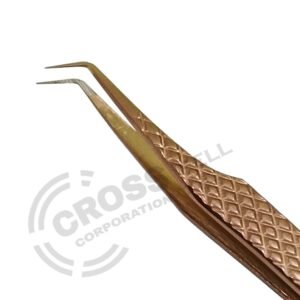 90 Degree Fiber Tip Eyelash Tweezers