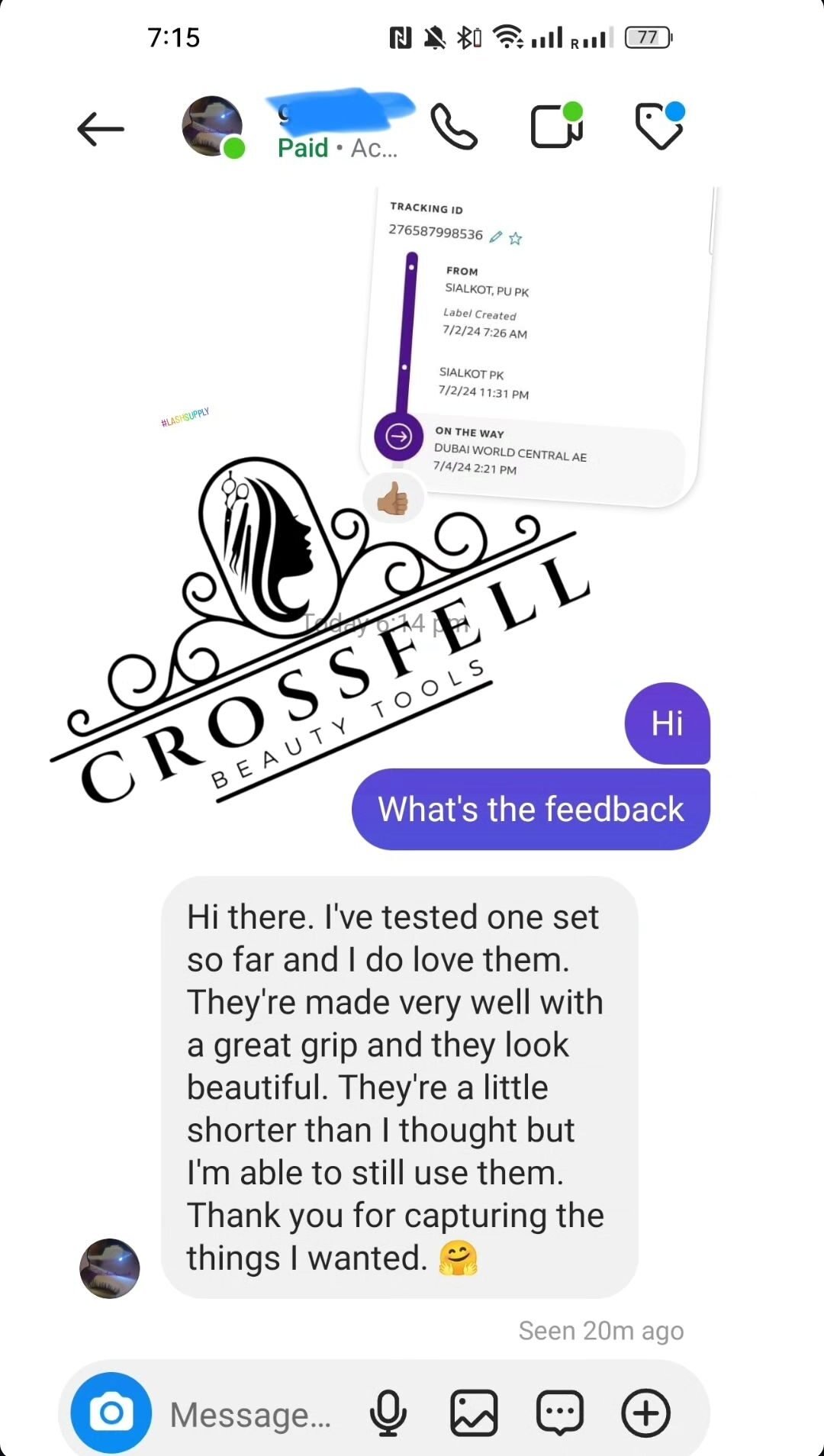 Customer Feedback